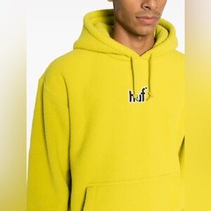 HUF Men's Yellow Hoodie
